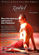 Workshops & Shows in California/USA mit Zadiel