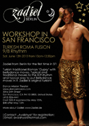 Workshops & Shows in California/USA mit Zadiel
